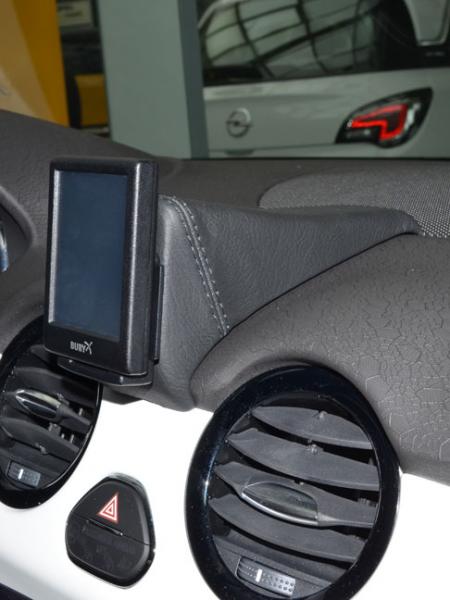 KUDA Navikonsole passend für ​Opel Adam ab 2013 Kunstleder schwarz