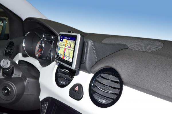 KUDA Navikonsole passend für ​Opel Adam ab 2013 Kunstleder schwarz