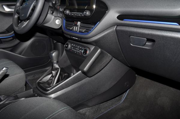 KUDA Phone console fit for Ford Escort ab 95 + Modell 00 real leather black