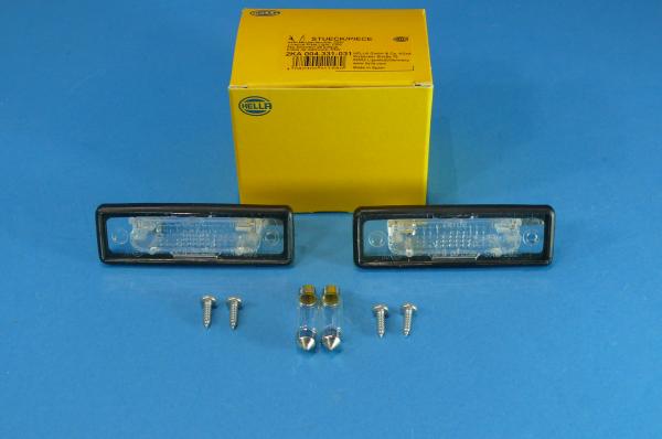 2x HELLA Kennzeichenleuchte passend für BMW E12 E23 E24 E28 E30 Z1