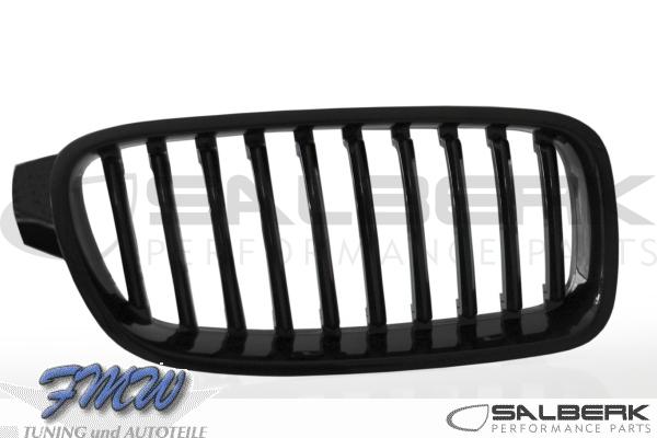Shadowline glänzend schwarze Nieren passend für BMW 3er F30 / F31