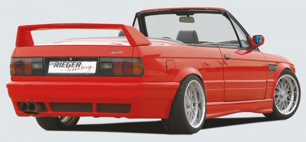 RIEGER Heckflügel mit 3ter Bremsleuchte passend für BMW 3er E30