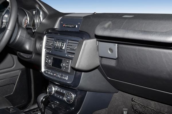 KUDA Telefonkonsole passend für Mercedes G-Reihe / G463 ab Bj. 06/2012 Kunstleder schwarz