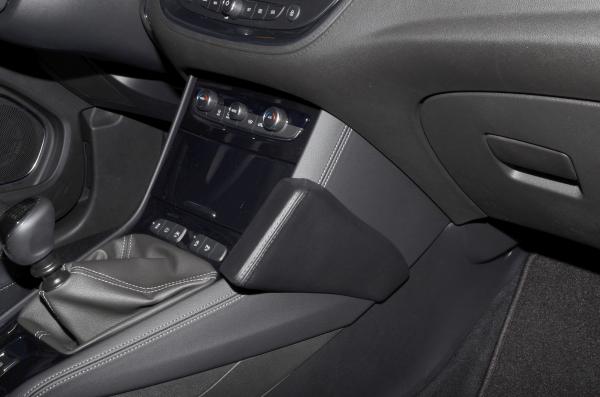 KUDA Telefonkonsole passend für Opel Grandland X ab 10/2017 bis 2022 & Opel Grandland ab 2022 (Facelift) Kunstleder schwarz