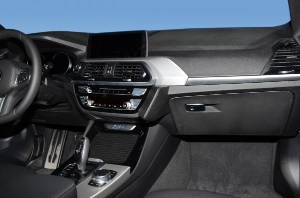 KUDA Phone console fit for BMW X3 G01 ab 11/2017 / X4 G02 ab 04/18 real leather black