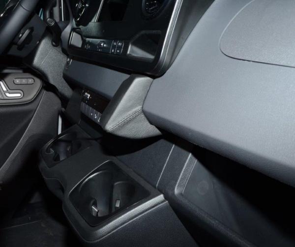 KUDA Telefonkonsole passend für Mercedes Sprinter ab Bj. 2018 Leder schwarz