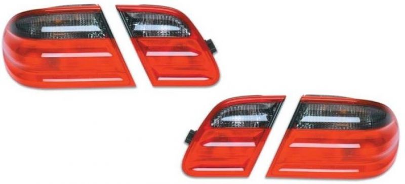 Rückleuchten schwarz/rot Mercedes W210 Limousine bis 6/99