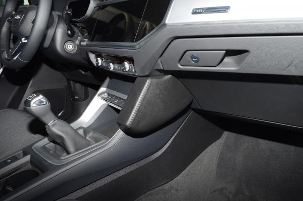 KUDA Telefonkonsole passend für Audi Q3 (Typ F3) ab Bj. 2018 Kunstleder schwarz