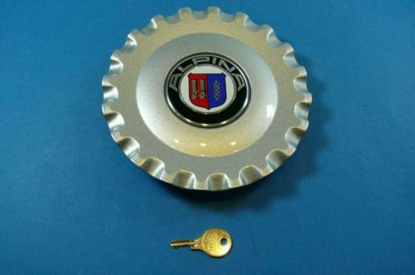 Original ALPINA Classic III Felgendeckel/Nabenkappe silber BMW