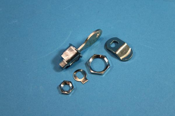 ALPINA Lock with key (3613119R) cranked with nuts/locking plate/striking plate