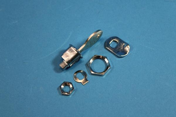 ALPINA Lock with key (3613119R) with nuts/locking plate/strike plate straight