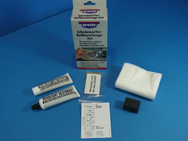 PRESTO headlight Purification set repair polish