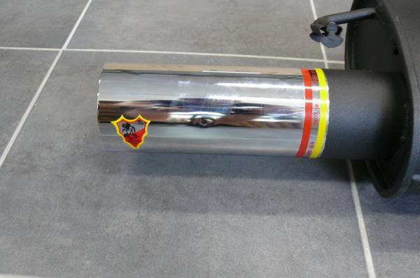 BONINI Sportendschalldämpfer 1x76mm passend für Ford Fiesta XR2i 1,6i