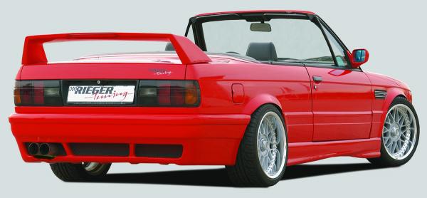 RIEGER Heckschürze im Sport Look passend für BMW 3er E30