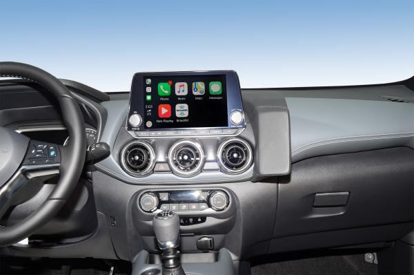 KUDA Telefonkonsole passend für Nissan Juke ab 2019 Leder schwarz