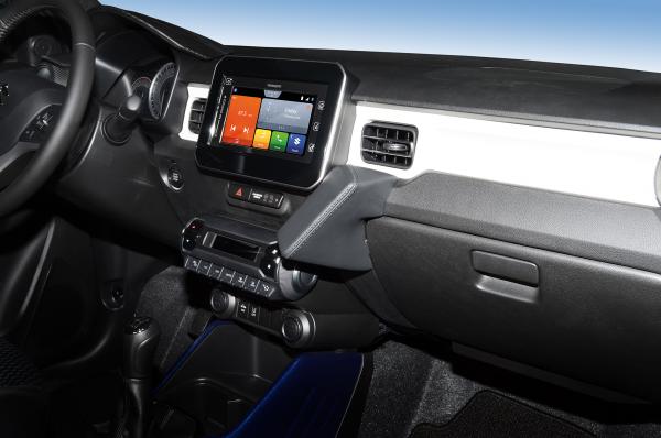 KUDA Telefonkonsole passend für Suzuki Ignis ab 2020 Leder schwarz