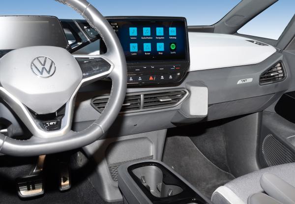 KUDA Telefonkonsole passend für VW ID.3 ab 2020 Leder schwarz