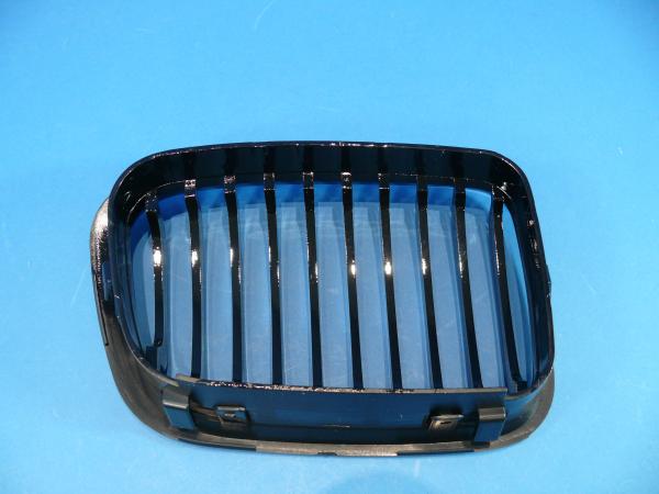 Shadow-Line Kidney black shiny fit for BMW E46 Sedan/Touring bis 09/01