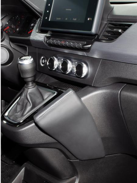 KUDA Telefonkonsole passend für Renault Kangoo ab 2021 / Nissan Townstar Leder schwarz