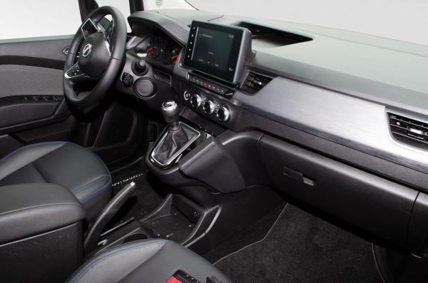 KUDA Telefonkonsole passend für Renault Kangoo ab 2021 / Nissan Townstar Leder schwarz