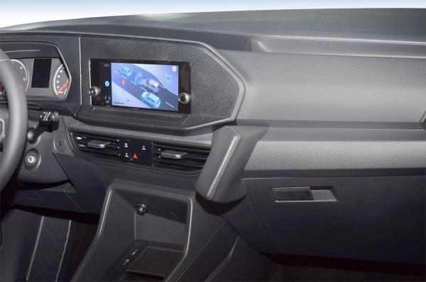 KUDA Telefonkonsole passend für VW Caddy ab 2020 Kunstleder schwarz
