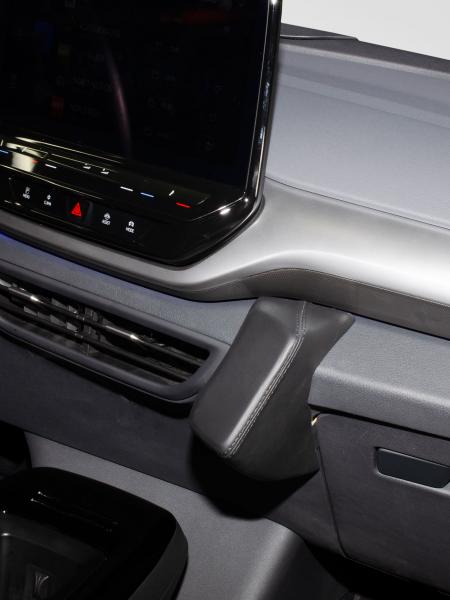 KUDA Phone console fit for VW ID.4 Leder real leather black