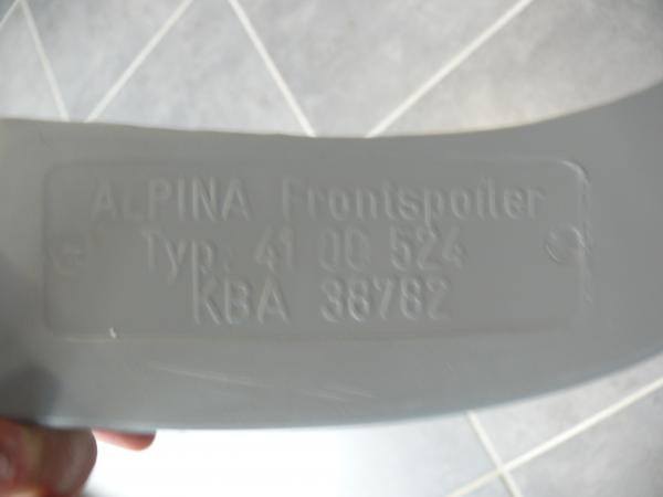 ALPINA Aerodynamikpaket passend für BMW 3er E46 Limousine, Allrad ab 09/01