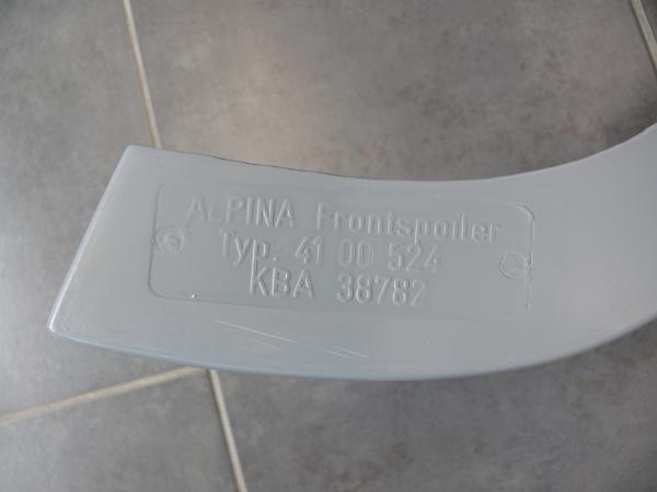 ALPINA Aerodynamikpaket passend für BMW 3er E46 Limousine, Allrad ab 09/01