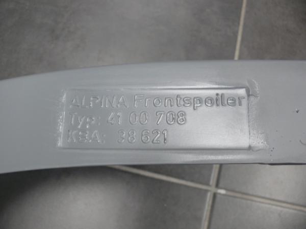 ALPINA Frontspoiler Typ 708 fit for BMW 5er E39 Sedan / Touring from 10/2001