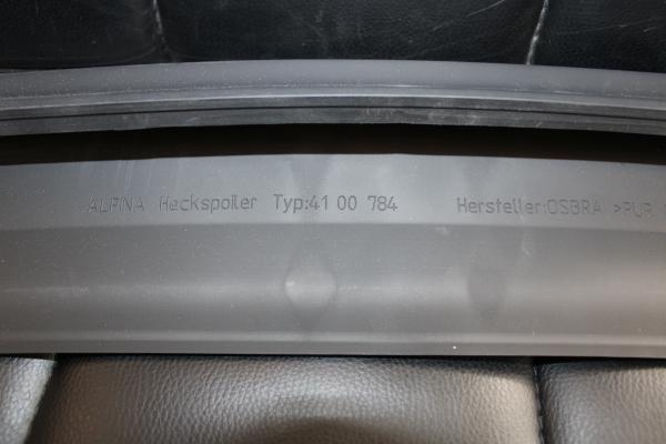 ALPINA Heckspoiler Typ 784 passend für BMW 6er E64 Cabrio bis 08/07