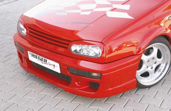 RIEGER Scheinwerfergrill passend für VW Golf 3, Golf 3 Cabrio, Golf 3 Kombi