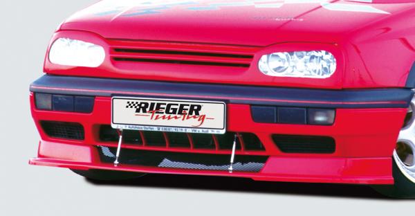 RIEGER Spoilerlippe mit Schwert passend für VW Golf 3, Golf 3 Cabrio