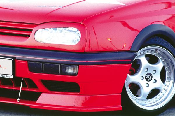 RIEGER Spoilerlippe mit Schwert passend für VW Golf 3, Golf 3 Cabrio