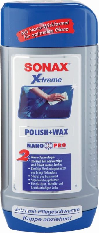 SONAX Xtreme Polish & Wax 2 sensitive NanoPro 500ml