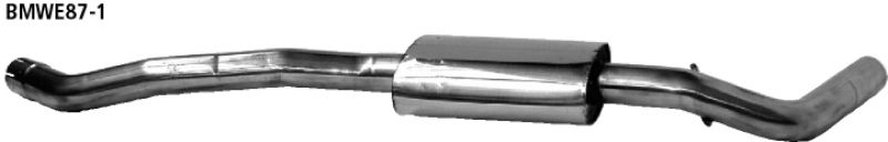 Front Silencer BMW E87 116i/118i/120i