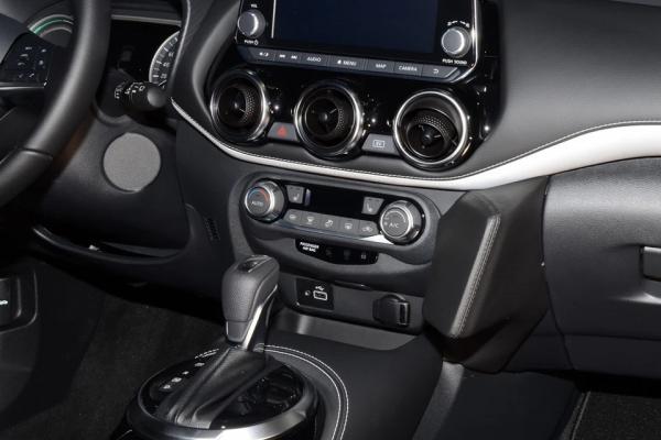 KUDA Telefonkonsole unten passend für Nissan Juke ab 2019 Leder schwarz