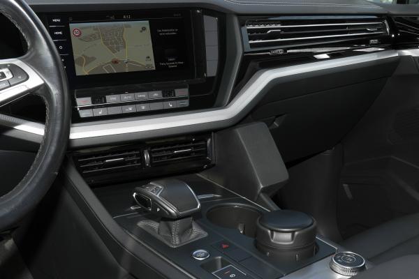 KUDA Telefonkonsole passend für VW Touareg III ab 07/2018 (Typ CR) Leder schwarz
