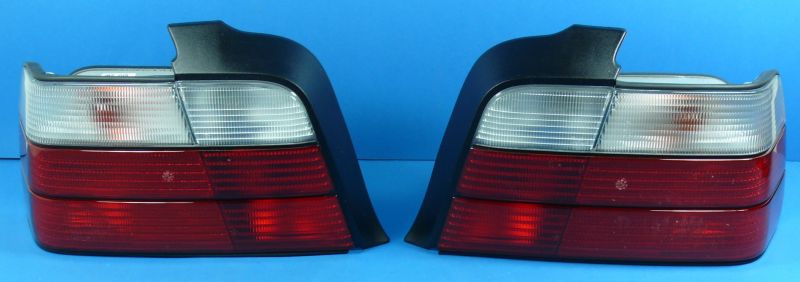 Taillights red/white (BMW Quality) BMW E36 Sedan without CCM