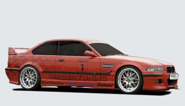RIEGER Side skirt -left side- fit for BMW 3er E36 Coupé / Convertible