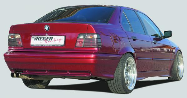 RIEGER Rear skirt insert fit for BMW 3er E36 all NOT Compact