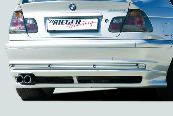 RIEGER Heckschürzenansatz passend für BMW 3er E46 Limousine