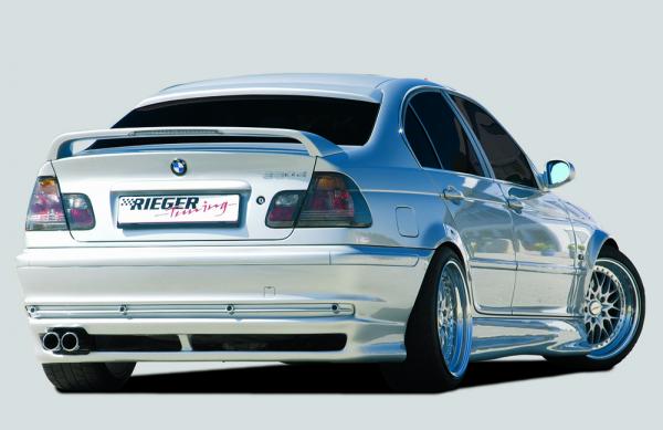 RIEGER Heckschürzenansatz passend für BMW 3er E46 Limousine