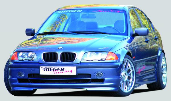 RIEGER Spoilerlippe passend für (M-Tech) Stoßstange BMW 3er E46 Limousine / Touring 01/00 - 01/02