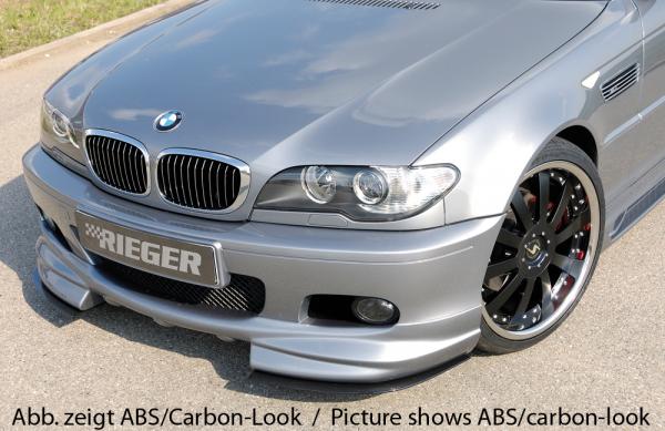 RIEGER Spoilerschwert für Spoilerlippe 50118 passend für BMW 3er E46 Limousine / Touring / Coupé / Cabrio