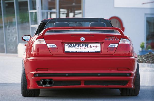 RIEGER Heckansatz passend für BMW 3er E46 Coupe