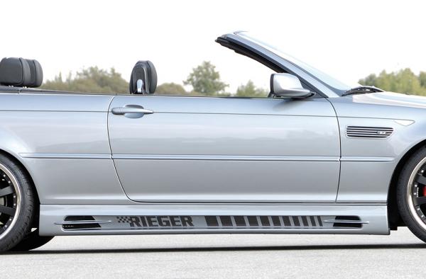RIEGER Seitenschweller 175mm RECHTS passend für BMW 3er E46 Limousine / Compact / Coupe / Cabrio
