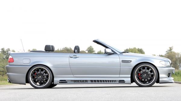 RIEGER Side skirt 185mm RIGHT fit for BMW 3er E46 Sedan / Compact / Coupe / Convertible