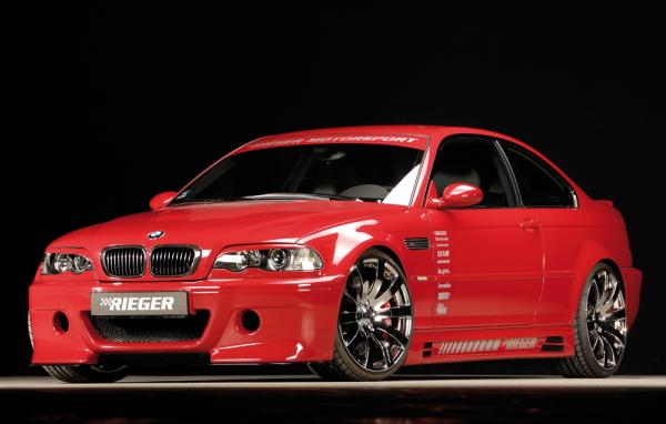 RIEGER Spoiler Bumper CS-Look fit for BMW 3er E46 M3 Coupe / Convertible