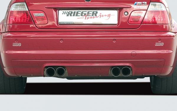RIEGER Heckansatz CS-Look passend für BMW 3er E46 M3