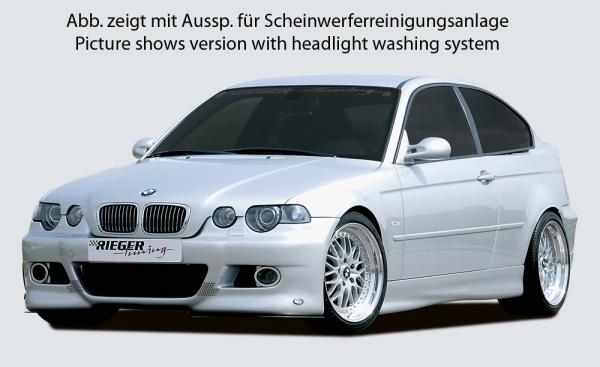 RIEGER Spoilerstoßstange passend für BMW 3er E46 Compact